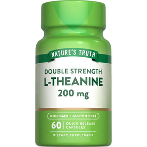 Nature'S Truth L Theanine | 200Mg | 60 Quick Release Capsules | Non-Gmo & Gluten Free Supplement