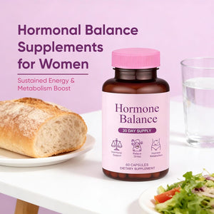 Hormone Balance for Women | Dietary Supplement, Supports Healthy Cortisol Levels & Stress Relief | Mood, Sleep, Energy | Ashwagandha, Ginseng, Maca | 60 Capsules