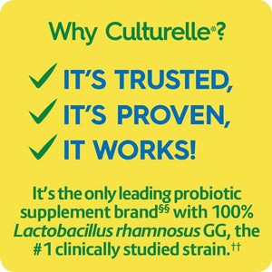 Culturelle Health & Wellness Daily Probiotic for Women & Men - 30 Count - 15 Billion Cfus & a Proven-Effective Probiotic Strain Support Your Immune System- Gluten Free, Soy Free, Non-Gmo