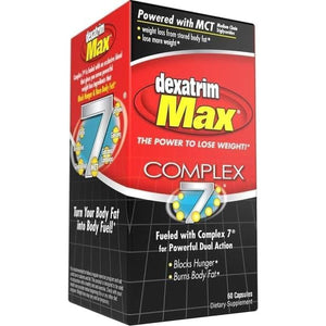 ILIOS Dexatrim Max Appetite Suppressant for Weight Loss – 1 Pack Weight Loss Pills for Women & Men, Fat Burner Supplement to Reduce Hunger, Complex 7 Formula, 60 Capsules Packaging