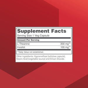 PROTOCOL for LIFE BALANCE L-Theanine 200Mg - Normal Stress Relief - Non-Drowsy - 60 Veg Caps