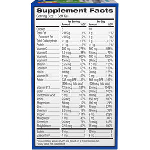Preservision AREDS 2 + Multivitamin, #1 Eye Doctor Recommended Brand, 2-In-1 Eye Vitamin with Lutein, Zeaxanthin, Zinc, and Vitamin C, D & E, 100 Softgels