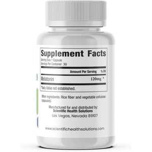 Melatonin 120Mg | Single-Dose Melatonin in Easy-To-Swallow Capsules | Vegan, Non-Gmo & Gluten-Free | Us-Made Extra Strength (30 Count (Pack of 1)
