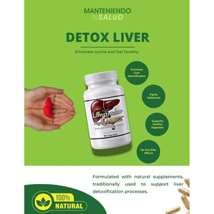 Limpiador Hígado Y Vesícula, Liver Support with Boldo Extract and Milk Thistle Extract, 90 Vegetarian Capsules