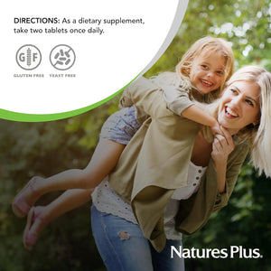 Naturesplus Women’S Ultra Hair plus - 60 Sustained Release Tablets - Nutritional Support for Healthy Hair Structure - Gluten Free - 30 Servings