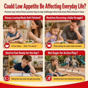 Appetite Booster Gummies for Kids Adults: Picky Eater Vitamins Support Eat More Height Growth Gut Health & Nutritional Balance with Bromelain Hawthorn Zinc, Sugar Free 60CT