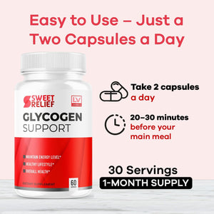 Sweet Relief Capsules - Official Sweetrelief Advanced Premium Pills Supplement Support - Maximum Strength, All Natural Formula for Overall Health & Wellness Reviews, 60 Capsules for 1 Month