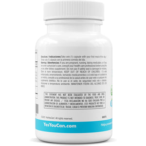 Yes You Can! Slim down Dietary Supplements - with African Mango, L-Carnitine, Apple Cider Vinegar, Green Tea Extract, and Caffeine Derived from Guarana Seed Extract, 30 Capsules/1 Month Supply