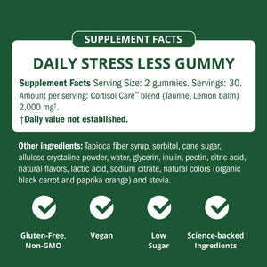 Semaine Stress Less Gummy with Cortisol Care™ 60 Count – Daily Support for Stress, Mood & Sleep