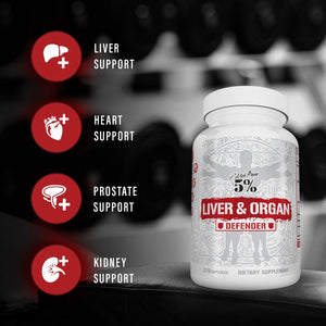 Rich Piana 5% Nutrition Liver & Organ Defender, 270 Capsules