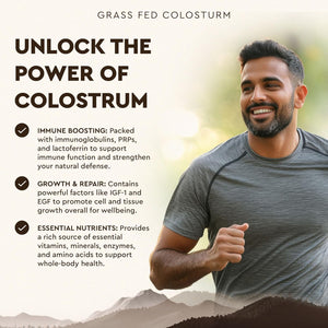 Ancestral Supplements Grass Fed Beef Colostrum Supplement, 3000 Mg, Offers Immune Support and Promotes Gut Health, Athletic Performance, Healthy Iron Levels, Growth and Repair, Non GMO, 180 Capsules