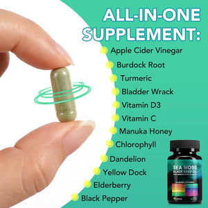 Sea Moss Black Seed Oil Capsules