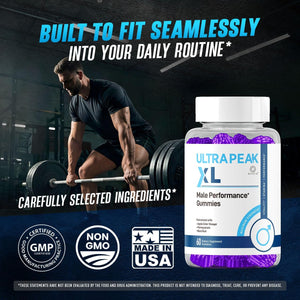 Ultra Peak XL Gummies - Ultra Peak XL Advanced Formula Gummys Support Maximum Strength, Daily Premium All Natural Vitamins for Overall Health & Wellness Reviews, 60 Gummies for 1 Month