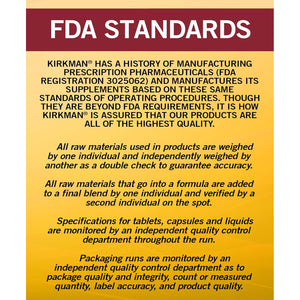 Kirkman - Children'S Multivitamin & Mineral - 120 Capsules - with 5-MTHF - Potent Broad Spectrum Vitamin/Mineral Supplement - Hypoallergenic