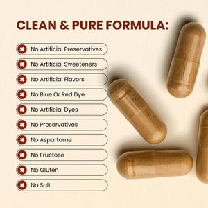 CHOQ® Shilajit - over 50% Fulvic Acid, 500 Mg Vegan Capsules, Energy, Brain, Focus, Collagen, Hormones, Mitochondrial Function, Urolithin A, Lab-Tested