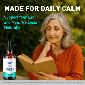 Cortexi Oral Drops to Drink - Formula for Ear Health, Hearing Support - Pack of 2 Bottles (60 Day Supply)