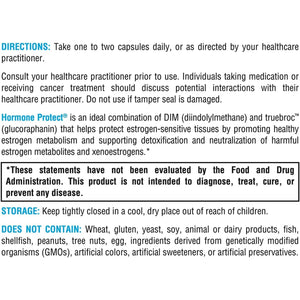 XYMOGEN Hormone Protect - Estrogen Metabolism Support - DIM & Broccoli, Kale, and Kolrabi Extract - Vegetarian, Non-Gmo & Gluten Free - 60 Capsules