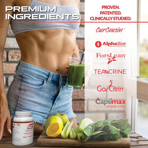 Granite Thermo Burn, New Advanced Formula for Thermogenic, Metabolic, Mood & Appetite Support with Alpha GPC, Theobromine, & 5-HTP, 90 Capsules