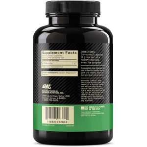 Optimum Nutrition L-Glutamine Muscle Recovery Capsules, 1000Mg, 240 Count (Package May Vary)