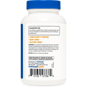 Nutricost Schisandra Supplement 1,200Mg per Serving, 120 Capsules for 60 Servings per Bottle - Berry Fruit Extract, Vegan, Gmo-Free, Gluten-Free