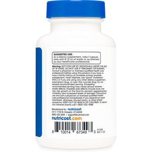 Nutricost Pregnenolone 100Mg, 120 Capsules - Non-Gmo, Gluten Free, Vegetarian Capsules