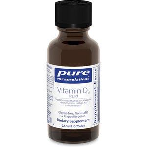 Pure Encapsulations Vitamin D3 Liquid | Supplement to Support Bone, Breast, Cardiovascular, Colon, and Immune Health* | 0.75 Fl. Oz.