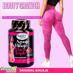 Aguaje Hinojo Maca Triple (Maca Root Supplement) Premium 100 Capsules | Premium Botanical Blend for Feminine Balance & Confidence