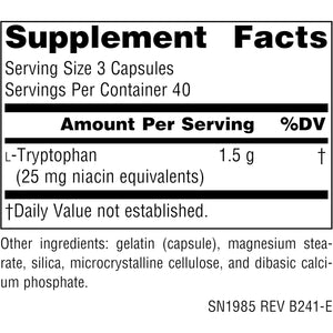 Source Naturals L-Tryptophan, for Mood, Relaxation, and Sleep*, 500Mg - 120 Capsules