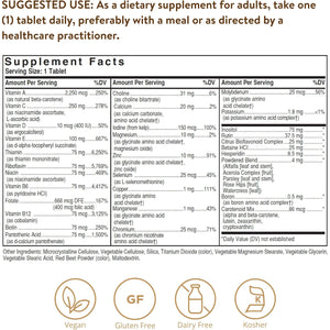 Solgar Iron-Free Formula VM-75, 90 Tablets - Multivitamin with Chelated Minerals - Vitamin A, B6, B12, C, D, E - Biotin, Magnesium, Calcium, Zinc - Vegan, Gluten & Dairy Free, Kosher - 90 Servings