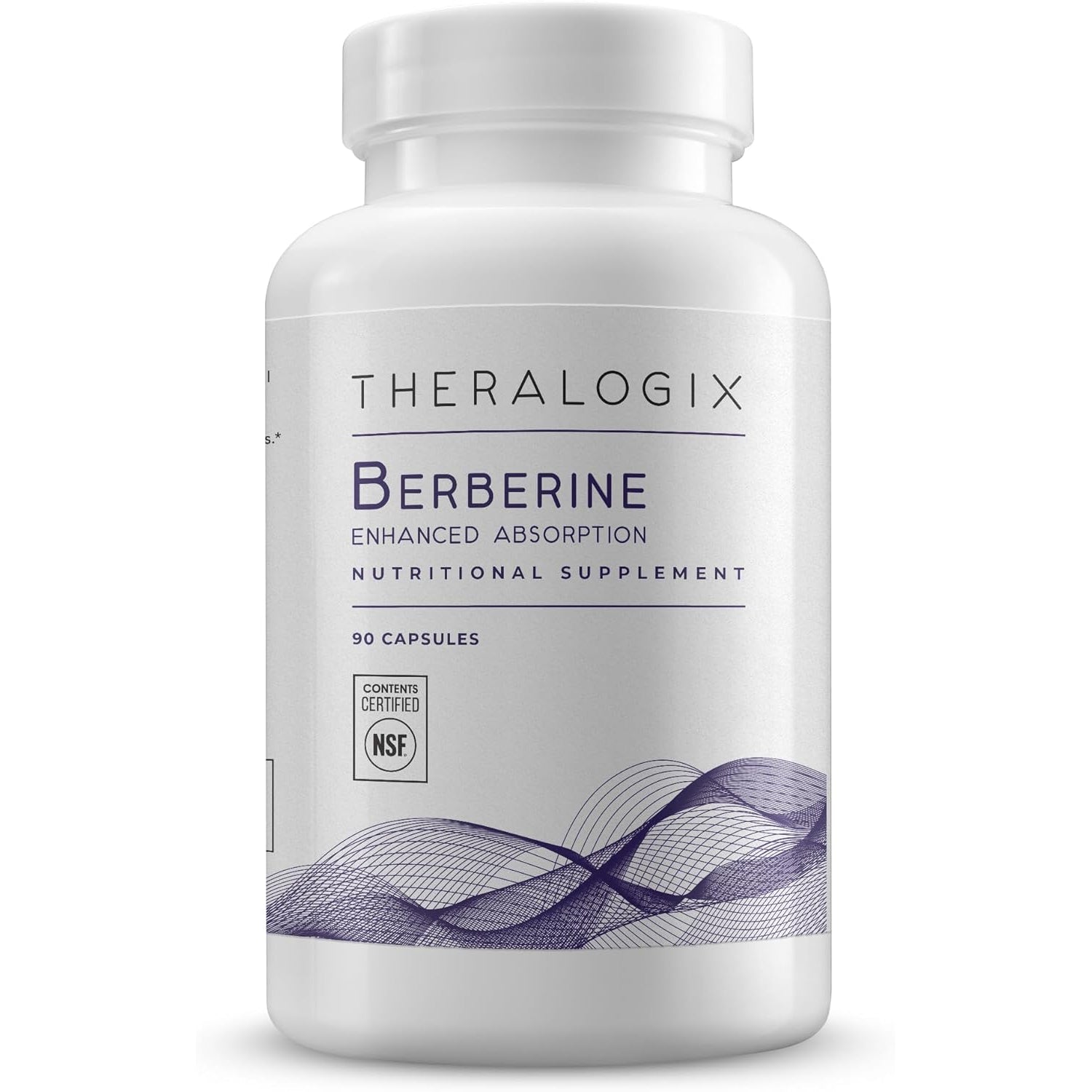 Theralogix Berberine Enhanced Absorption - 90-Day Supply - Made with Berberine Phytosome to Help Support Healthy Metabolism & Hormone Balance* - NSF Certified - 90 Capsules