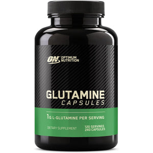 Optimum Nutrition L-Glutamine Muscle Recovery Capsules, 1000Mg, 240 Count (Package May Vary)