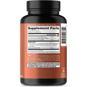 Ancient Nutrition Organ Supplements, Grass-Fed and Wild Organ Complex Capsules, Beef & Lamb Liver, Supports Healthy Blood, Gut, and Liver, 180 Ct