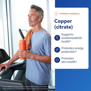 Pure Encapsulations Copper (Citrate) | Highly Bioavailable Form of Copper | 60 Capsules