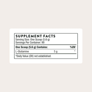 THORNE - L-Glutamine Powder - Amino Acid Supplement for Immune System & GI Health - Promotes Post-Exercise Muscle Cell Repair* - NSF Certified for Sport - Gluten, Dairy & Soy-Free - 90 Servings