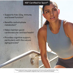 THORNE - Glutathione-Sr - Sustained-Release Supplement - Provides Antioxidant Support for the Liver, Brain, Heart, Lung & Eyes* - NSF Certified for Sport - Gluten, Dairy & Soy-Free - 60 Capsules