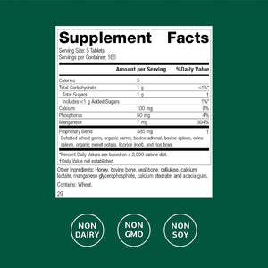 Standard Process Bio-Dent Skeletal Health Dietary Supplement - Teeth & Bone Function Support - Skeletal & Collagen Supplement - 800 Tablets