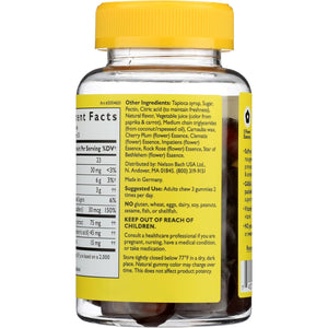 Bach Rescue plus Mood & Stress Support Gummies, Daytime Dietary Supplement with Passionflower, GABA, Saffron & Vitamin D, Natural Orange Flavor, Vegan & Gluten-Free, 60 Count