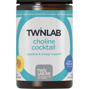 Twinlab Choline Cocktail - Brain Health Support - Energy Supplement for Men & Women - 13.33 Oz
