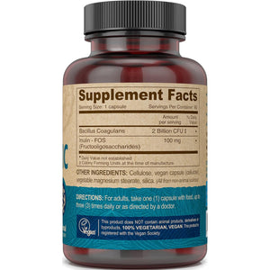 DEVA Vegan Probiotic with FOS Prebiotics Supplement - 2 Billion CFU with 100 MG of Prebiotics per Serving for Men & Women - Non-Dairy Gluten Free - Naturally Shelf Stable - 90 Capsules