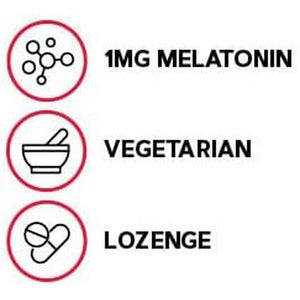GNC Melatonin 1Mg - Cherry, Supports Restful Sleep, 120 Lozenges