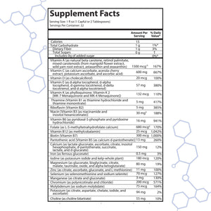 Drucker Labs Organic Sugar-Free All-In-One Performance Liquid Multivitamin for Men & Women | Non-Gmo, Gluten & Dairy Free | with Magnesium, Zinc, Vitamins D, C & E | 32 Oz