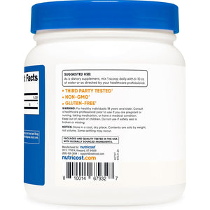 Nutricost Pure L-Citrulline (Base) Powder (600 Grams)