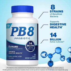 Nutrition Now Pb8 Acidophilus, Original, 120 Count