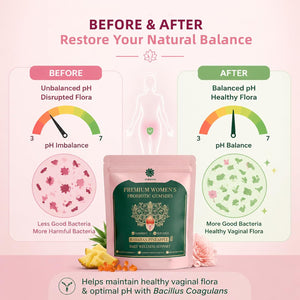 Women'S Probiotic Gummies – Feminine Ph Balance Probiotics Gummies & Vaginal Flora Support – Digestive Health – Vegan, Gluten-Free – Hawaiian Pineapple Gummy – 60 Count (30 Servings)(P1)