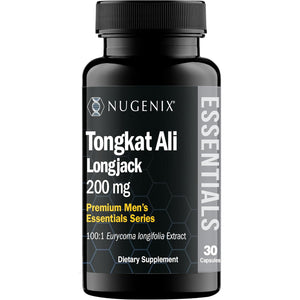Nugenix Essentials Tongkat Ali for Men, Support for Men'S Health, Longjack Eurycoma Longifolia Extract, 30Ct