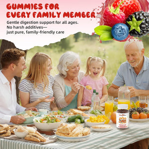 Appetite Booster Gummies for Kids Adults: Picky Eater Vitamins Support Eat More Height Growth Gut Health & Nutritional Balance with Bromelain Hawthorn Zinc, Sugar Free 60CT