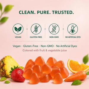 Women'S Probiotic Gummies – Feminine Ph Balance Probiotics Gummies & Vaginal Flora Support – Digestive Health – Vegan, Gluten-Free – Hawaiian Pineapple Gummy – 60 Count (30 Servings)(P1)