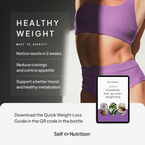 SELF NUTRITION Healthy Weight Loss Supplement for Women - Third-Party Tested - Appetite and Craving Control, Fat Burner, Weight Loss Supplement, Metabolism and Mood Booster - Made in USA, 60 Capsules