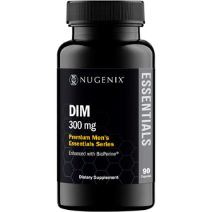 Nugenix Essentials DIM Supplement 305 Mg Diindolylmethane & Bioperine for Hormone Balance, 90 Capsules