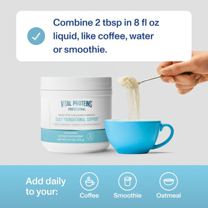 Vital Proteins® Professional Daily Foundational Support, 12G Bioactive Collagen Peptides, Reduces Fine Lines & Wrinkles, Supports Joint Mobility**